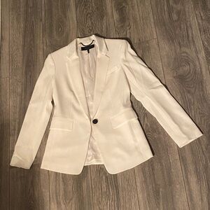 Rag & Bone - Single Breasted Blazer in White - Size 0